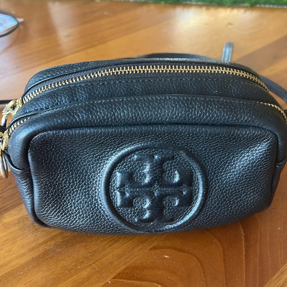 Tory Burch Black Leather Crossbody Bag